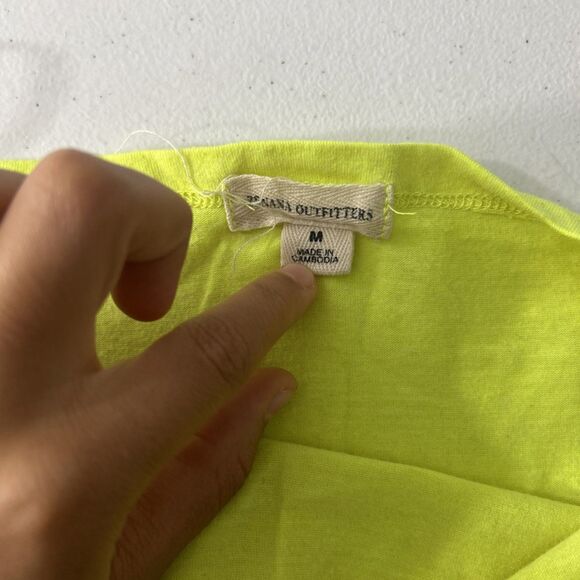 Zanana Outfitters Tank Top Womens M Lime Lace Trim Camisole Feminine Fairy Y2K - Picture 6 of 8